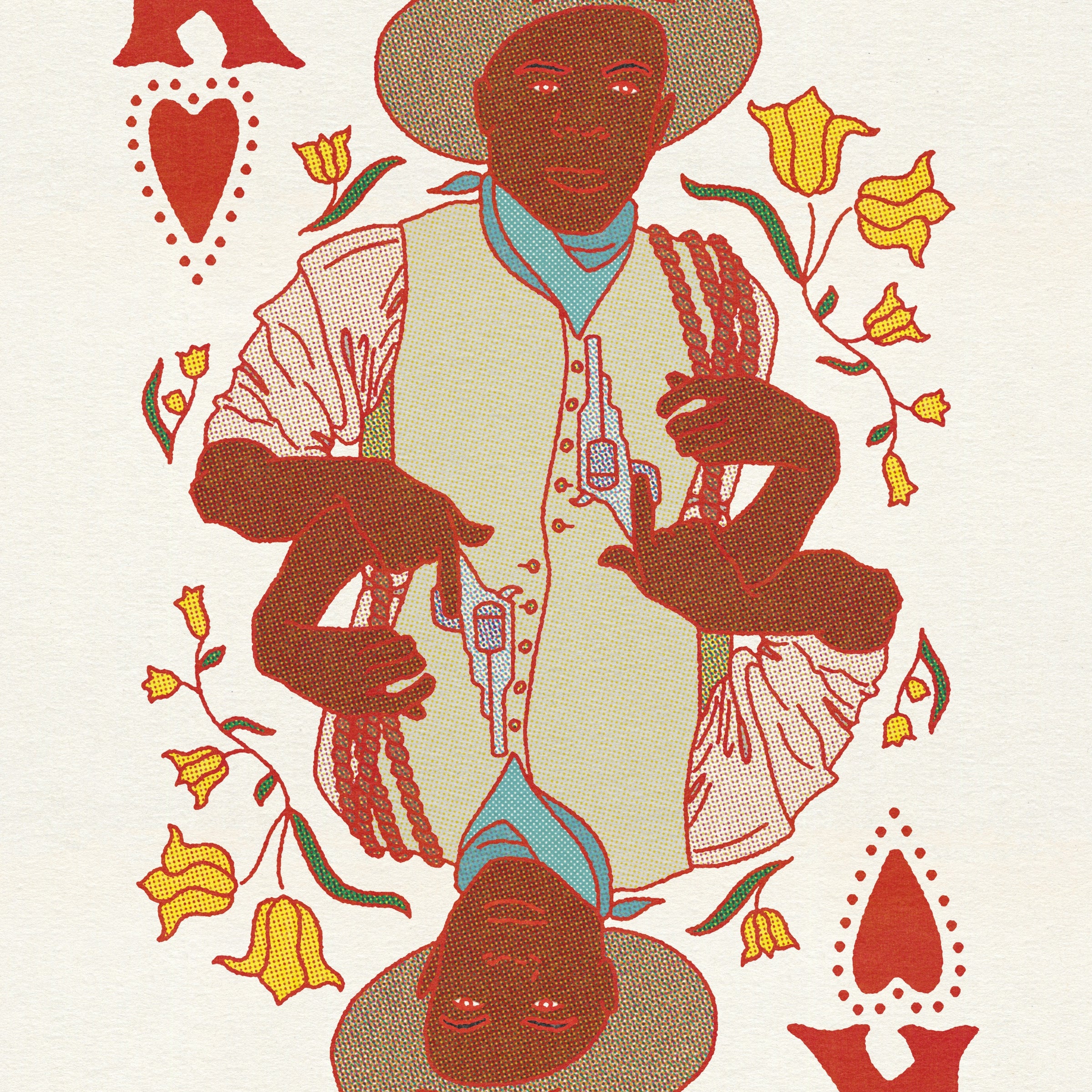 King of Hearts Print