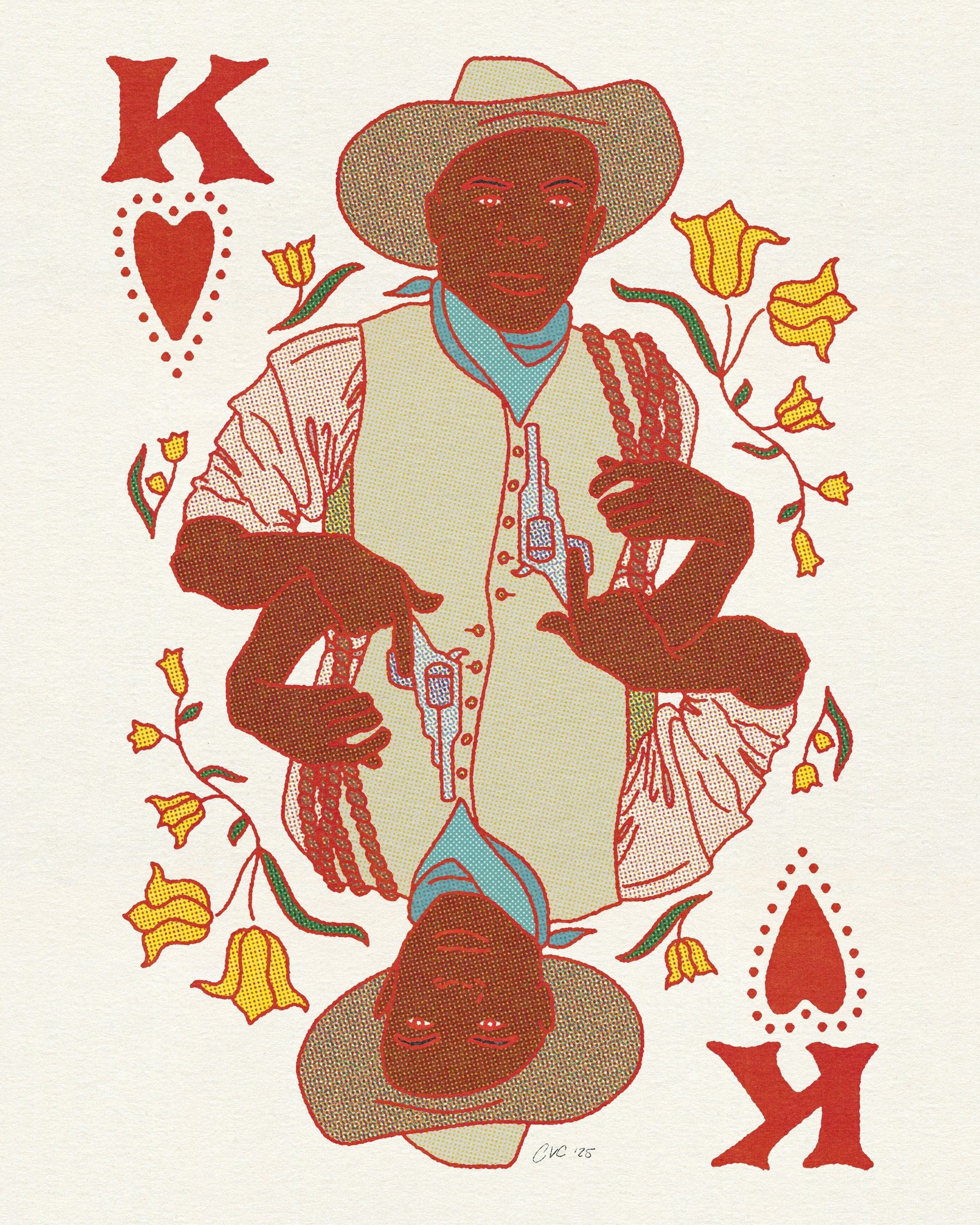 King of Hearts Print