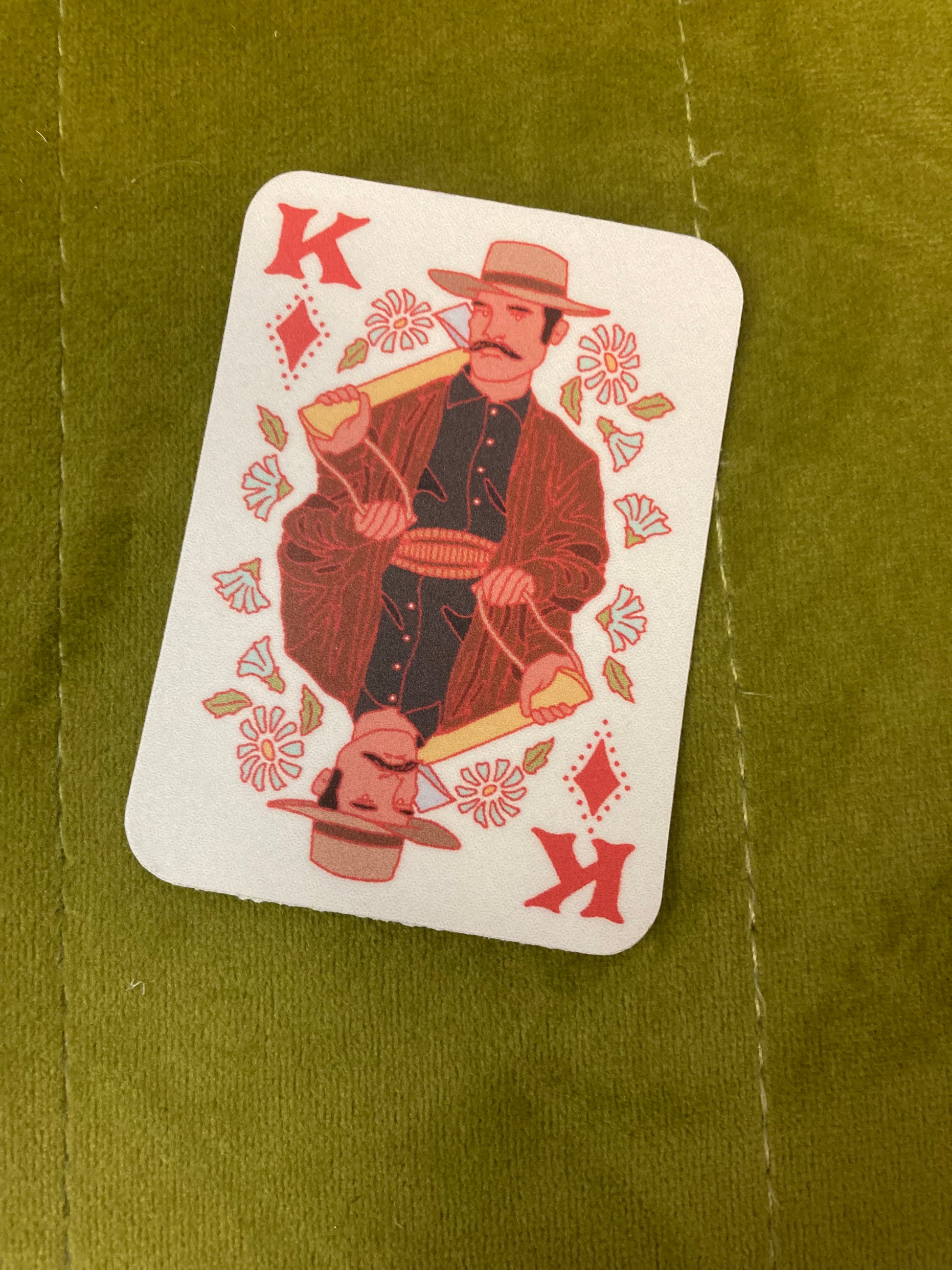 Diamonds Playing Card Stickers