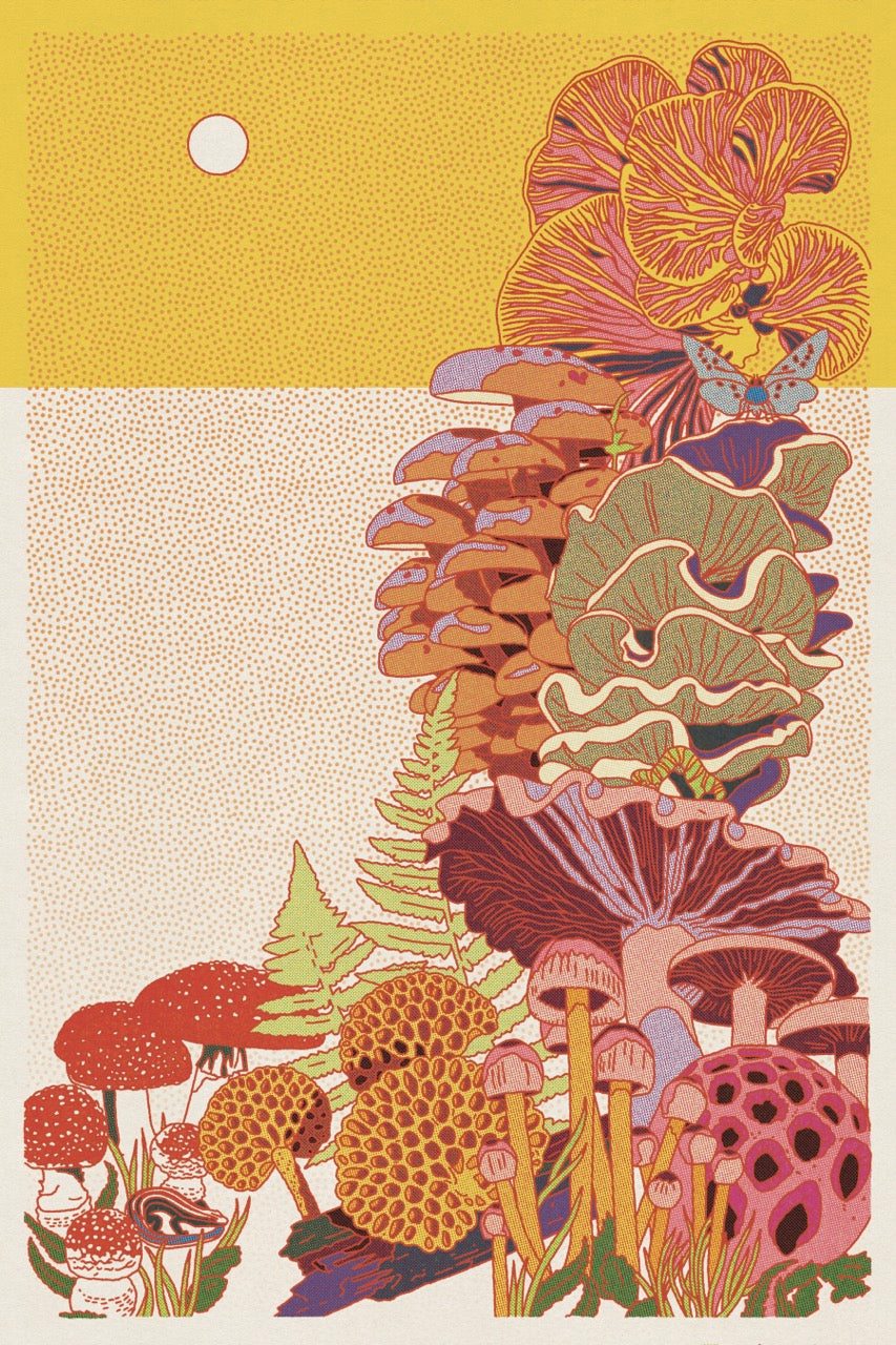 Mushroom Planet Art Print #2