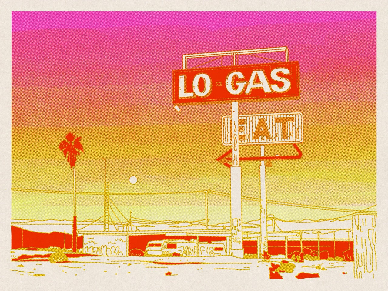 Lo Gas Eat Print
