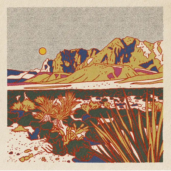 Morning Desert Postcards- Single Design