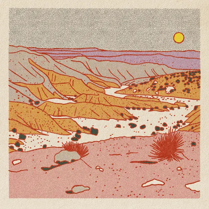 Morning Desert Postcards- Single Design