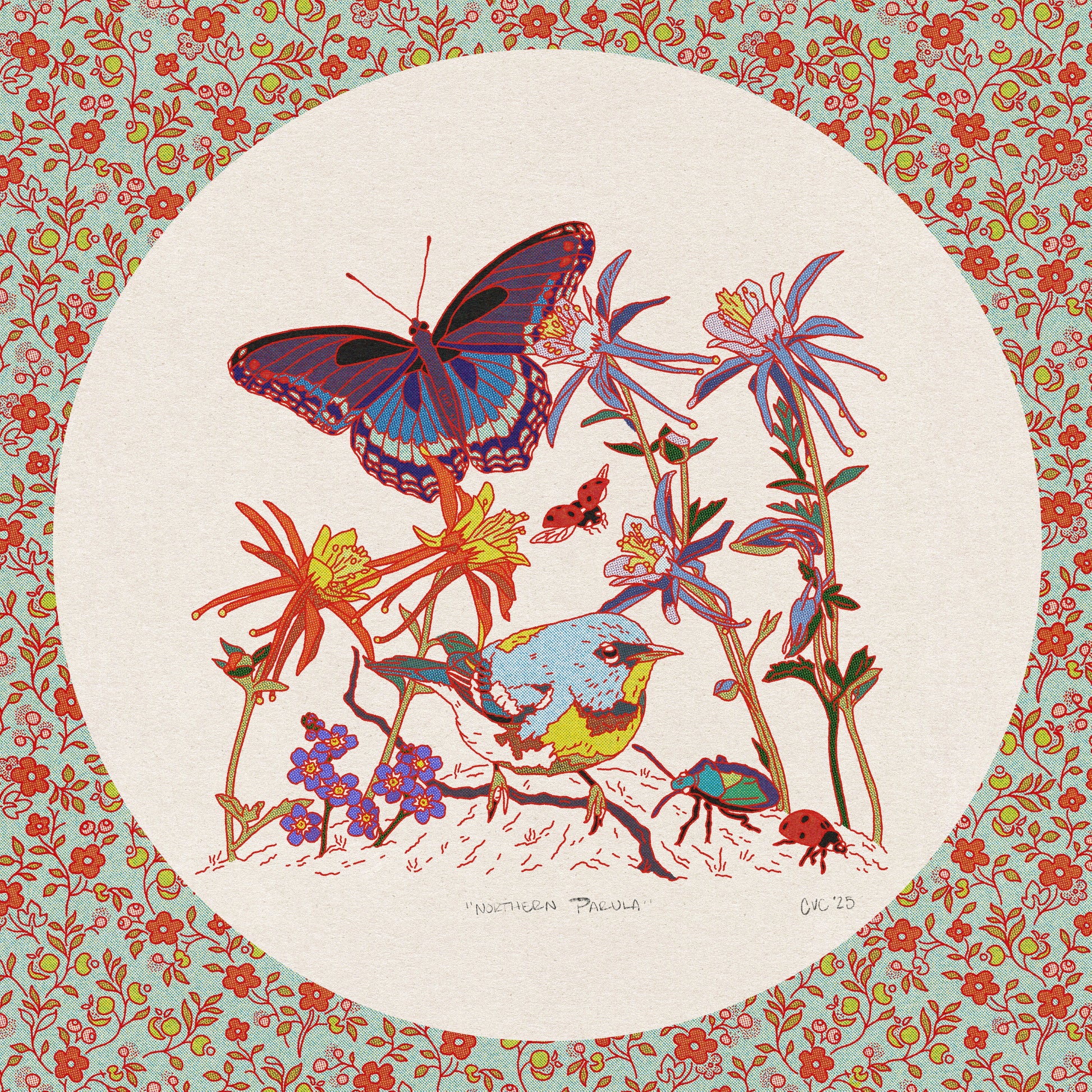 Northern Parula Print