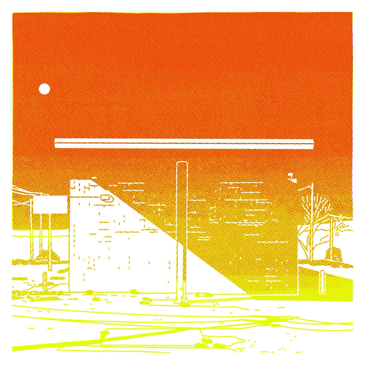 Orange Car Wash Print