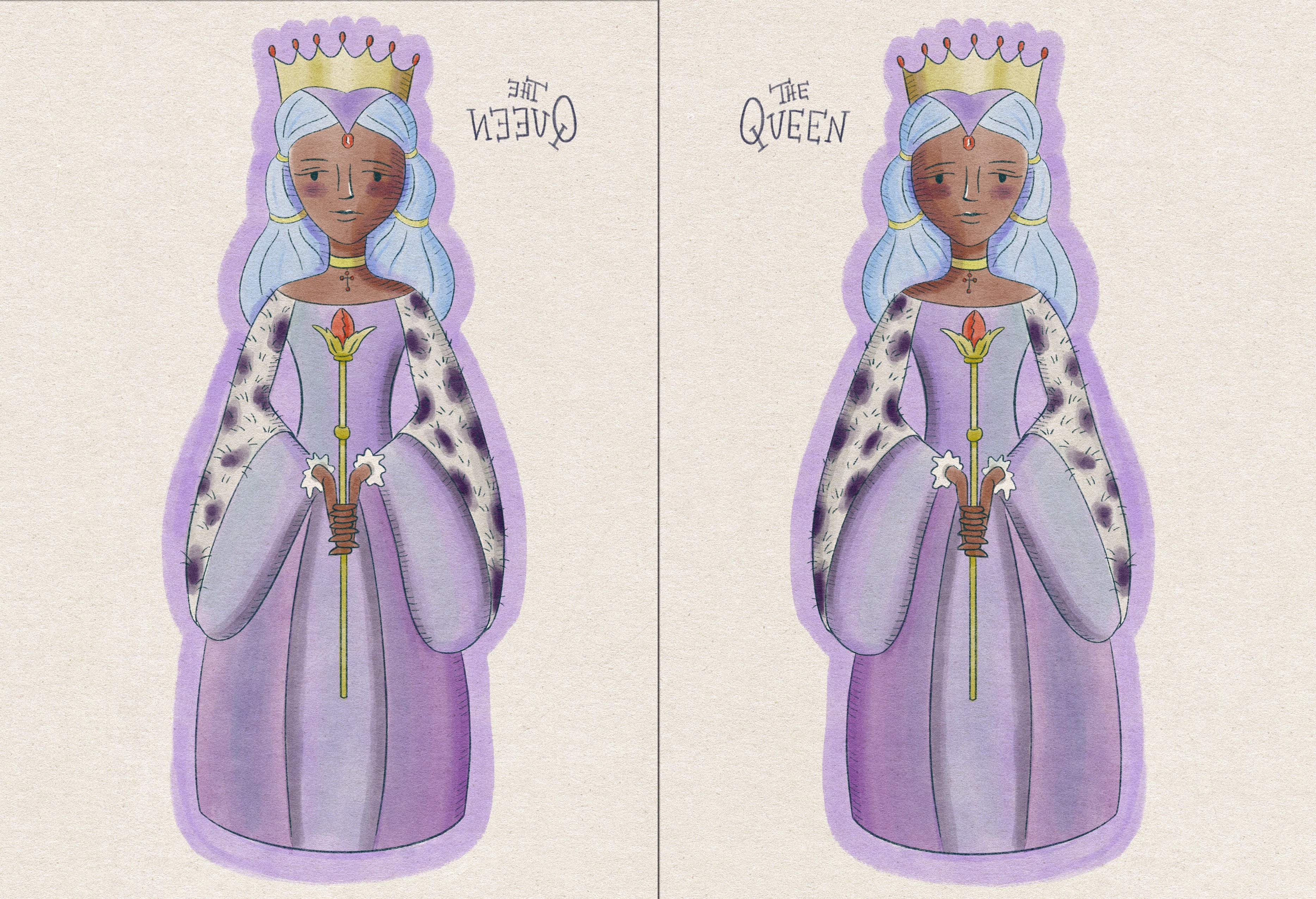 Queen Paper Puppet FREE DOWNLOAD