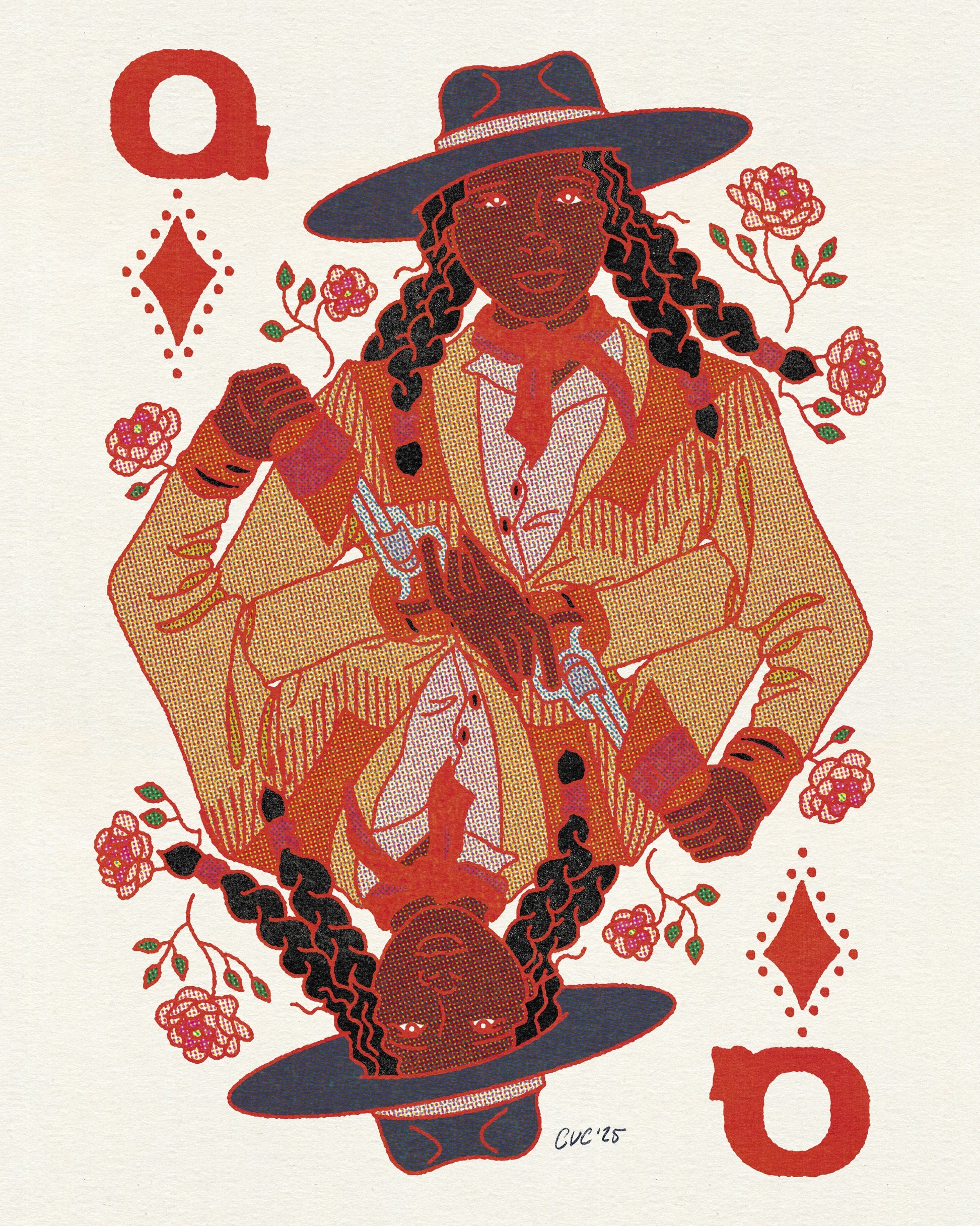 Queen of Diamonds Print