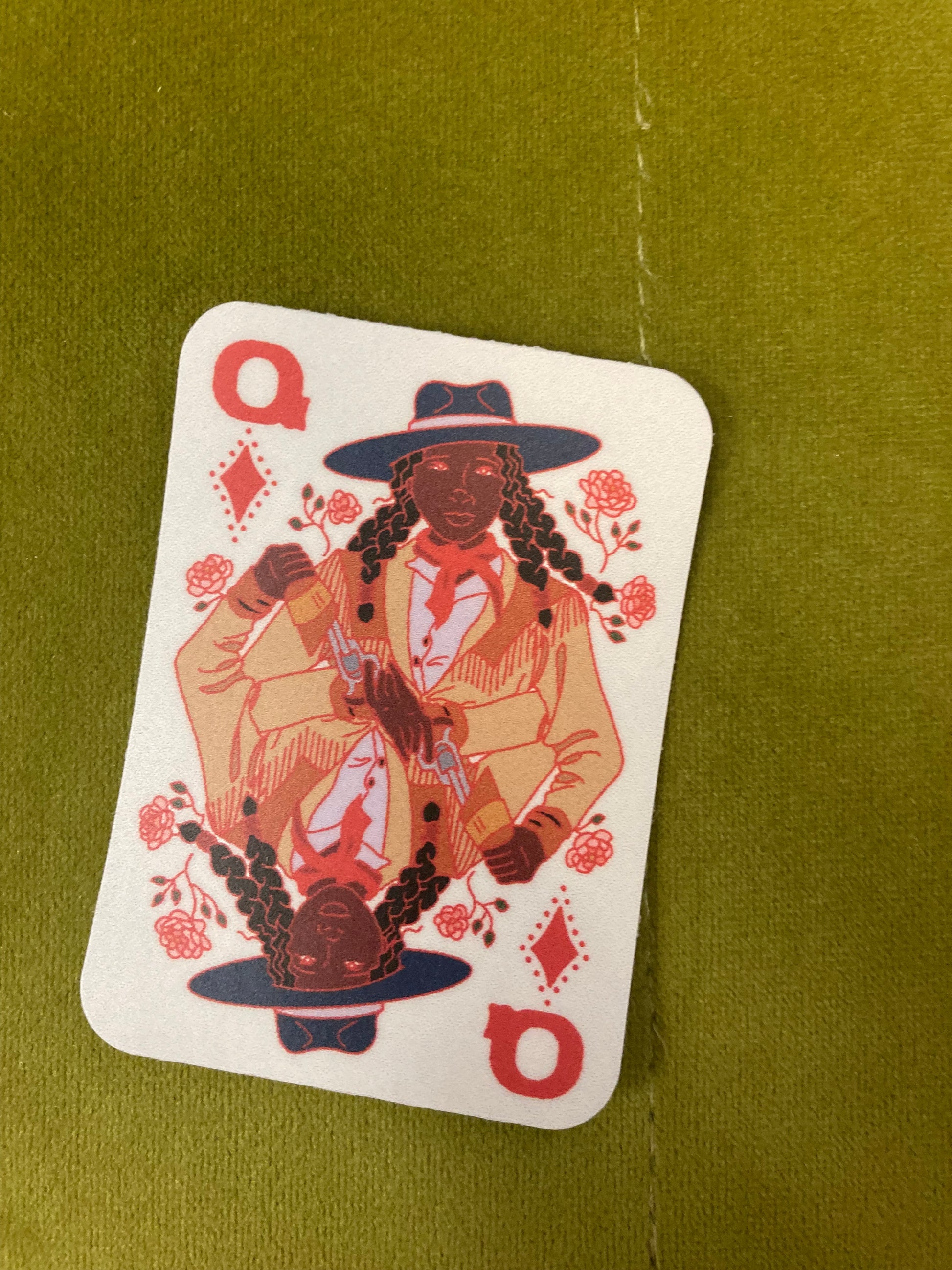 Diamonds Playing Card Stickers