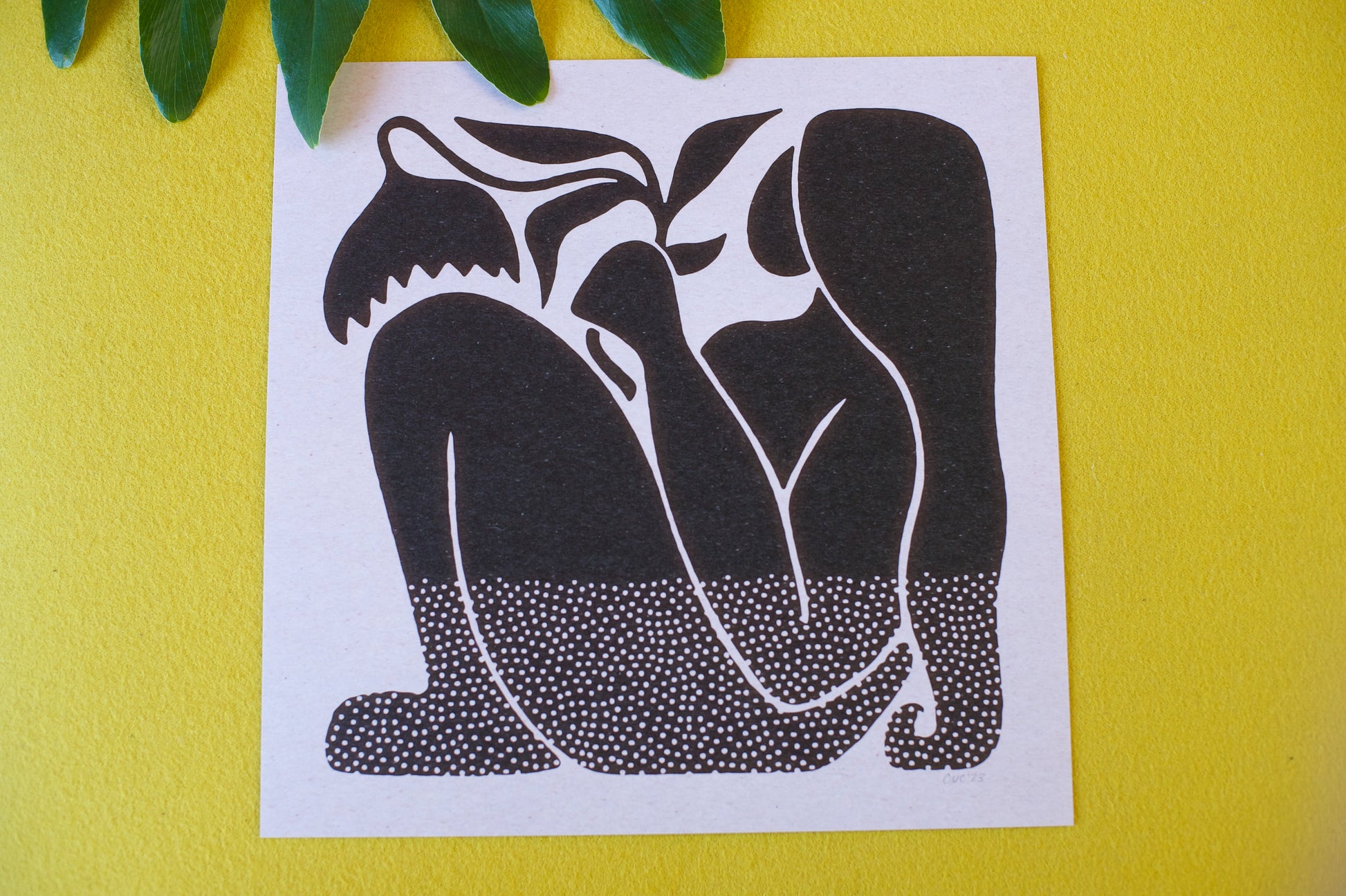 Sitting Woman Art Print