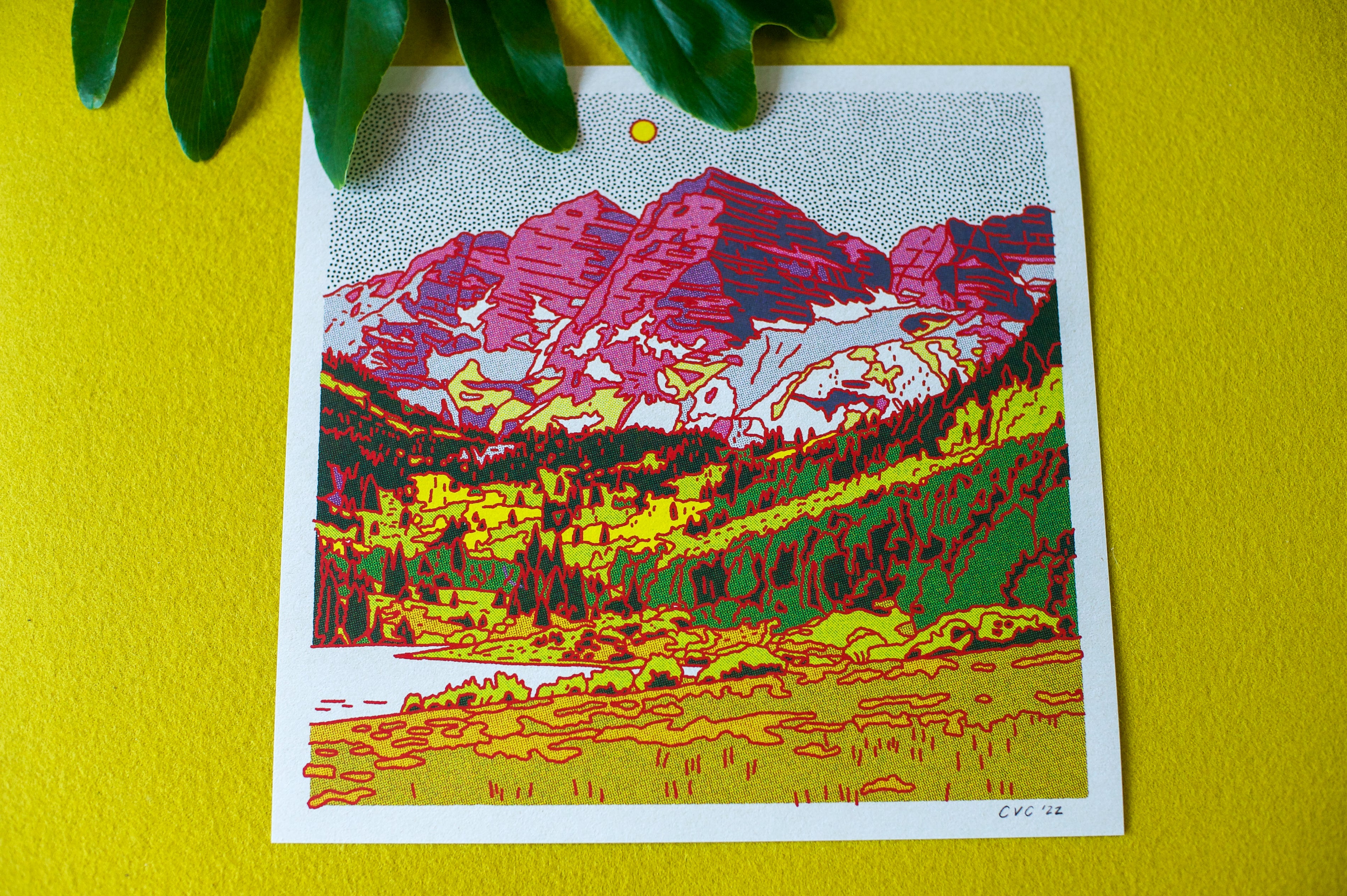 The Maroon Bells Art Print