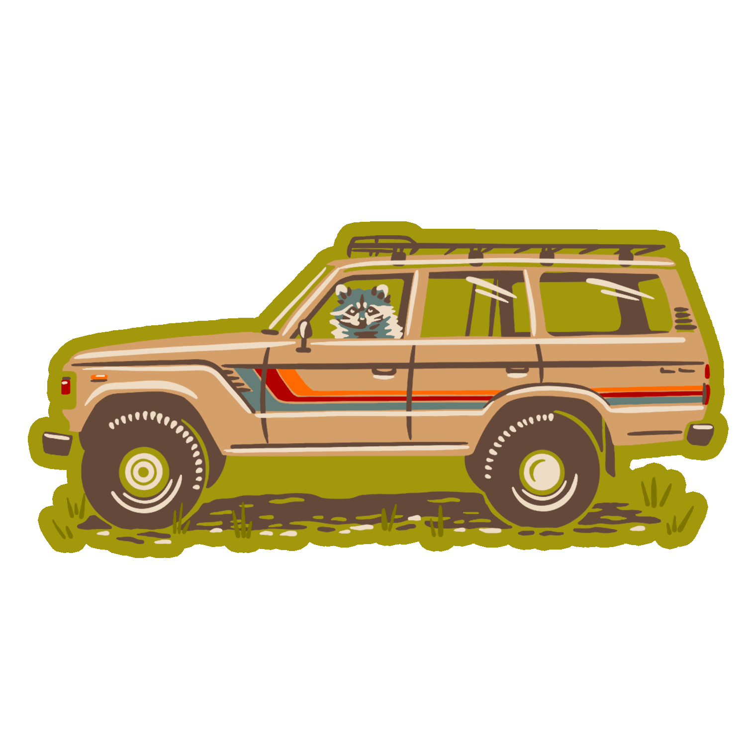 Camping Cruiser Ornament