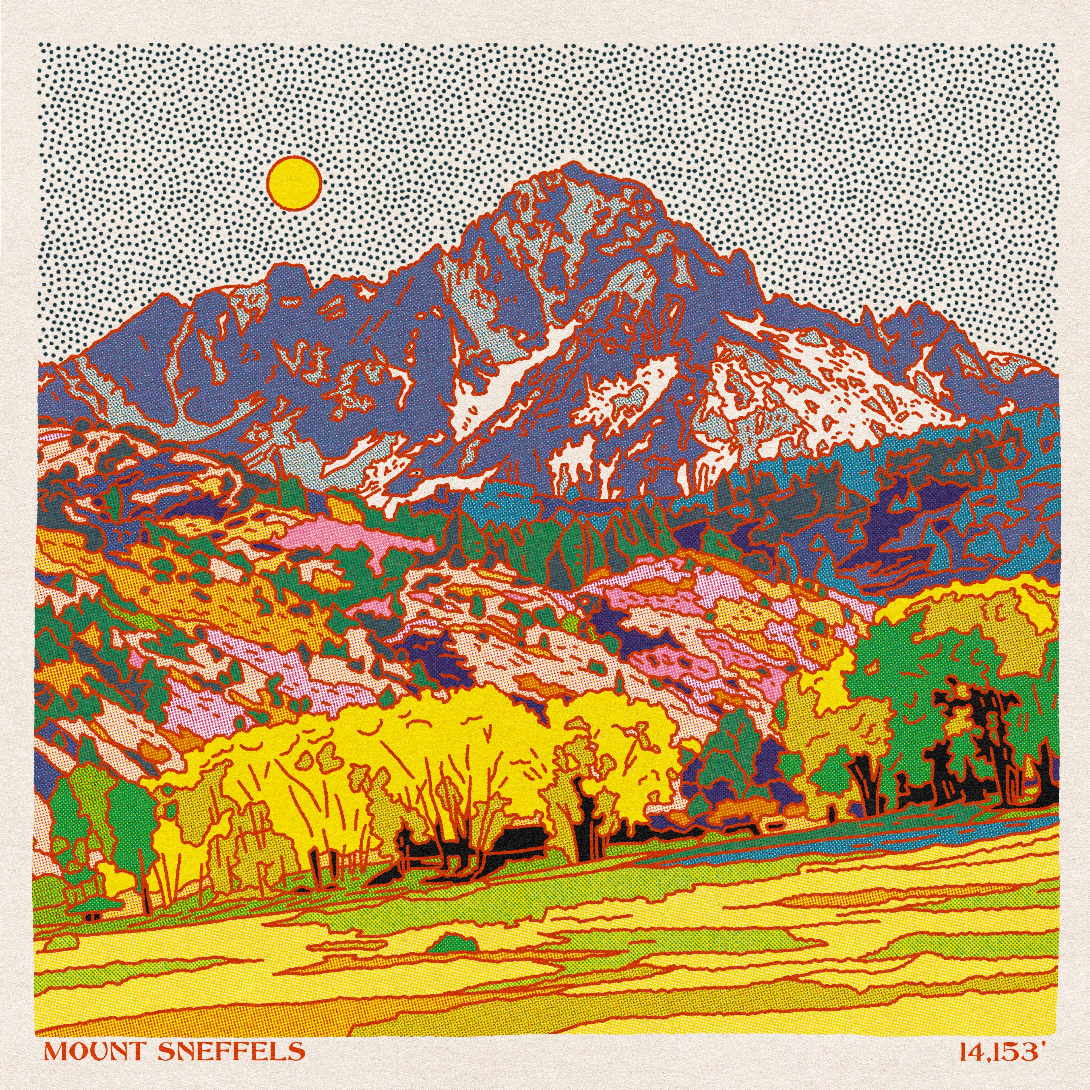 Mt. Sneffels Art Print