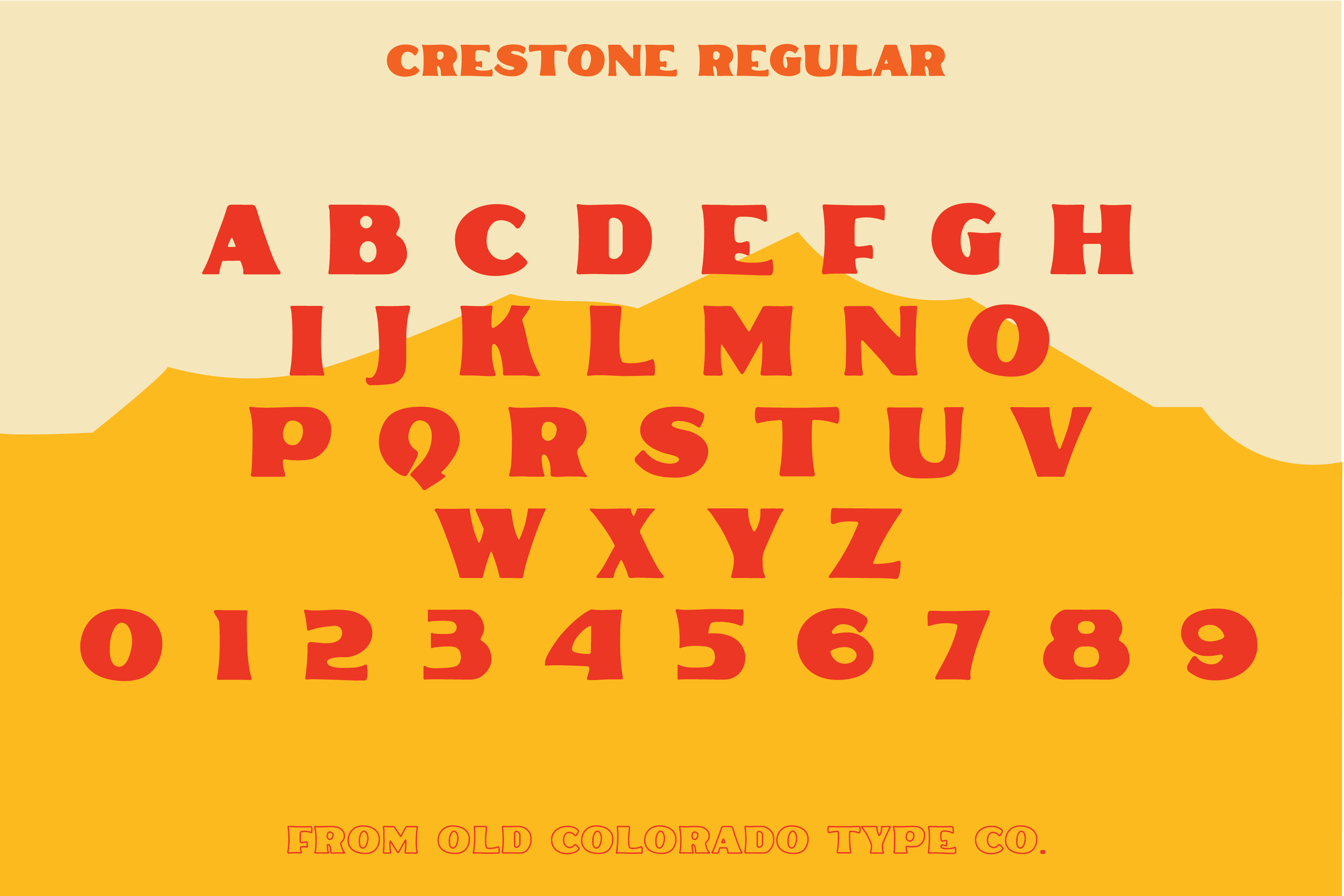 Crestone Typeface