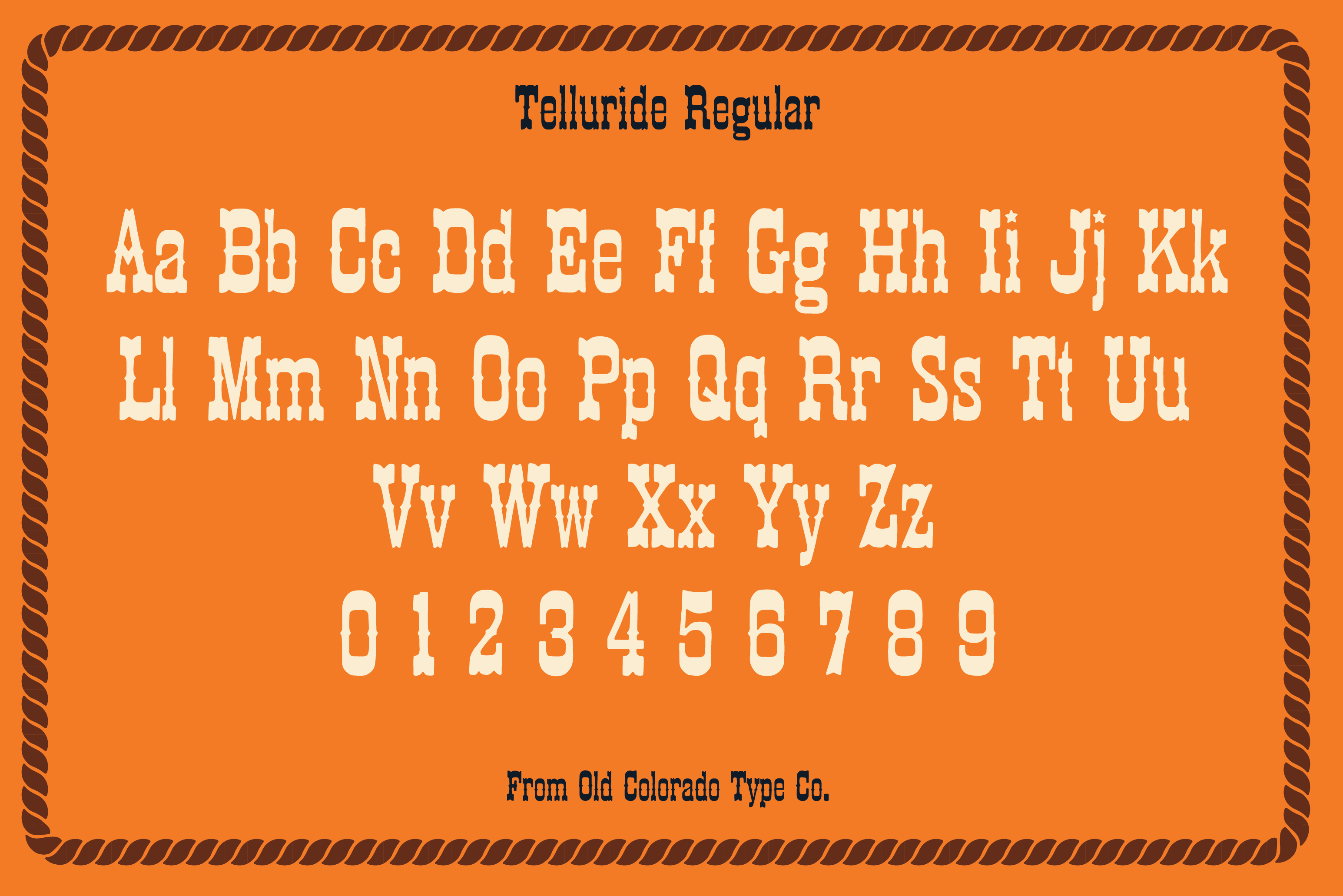 Telluride Typeface