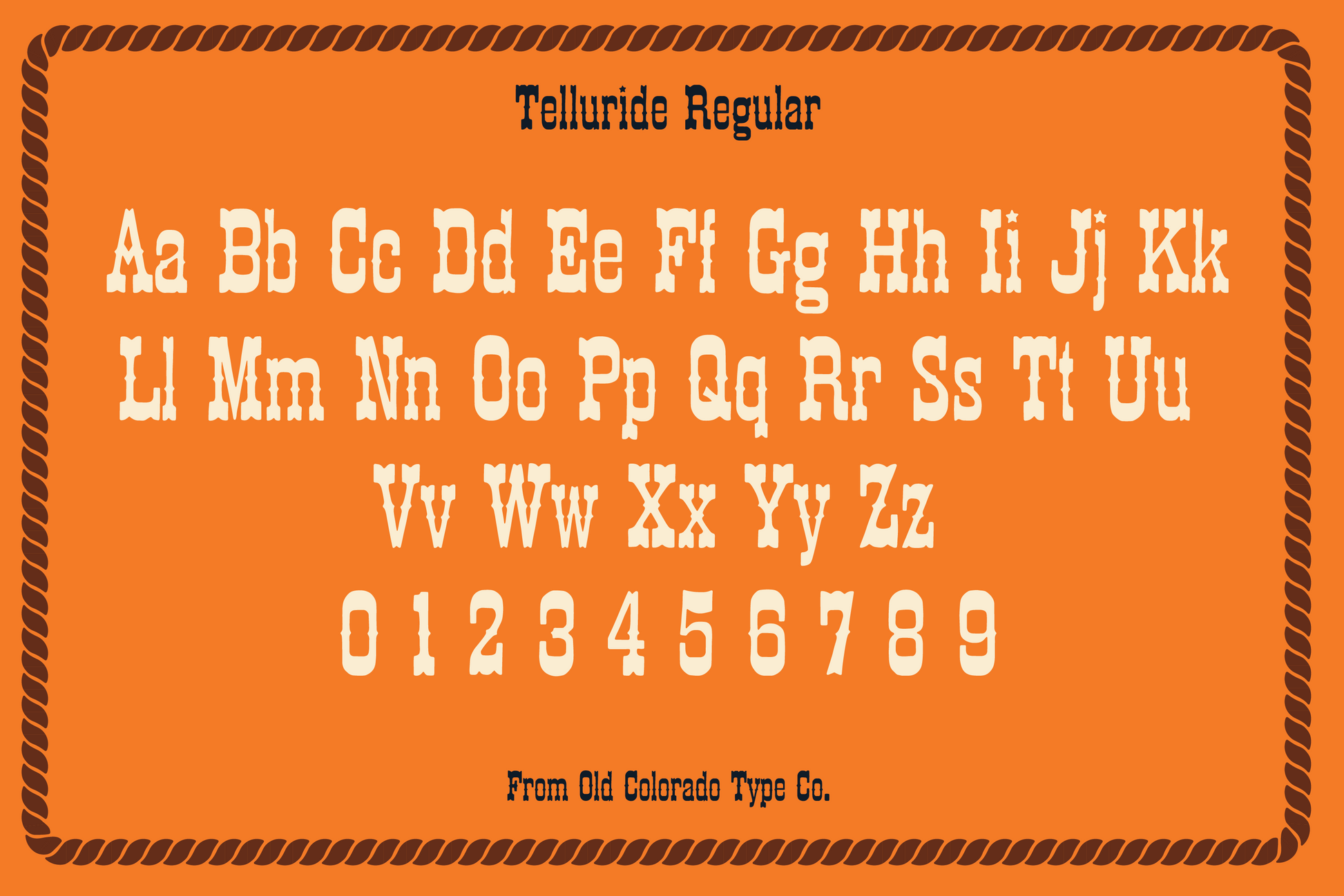 Telluride Typeface