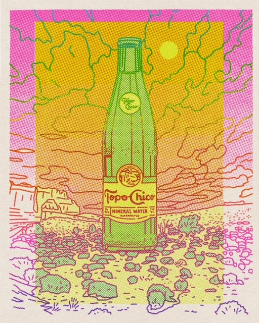 Limited Edition Topo Chico Screenprint