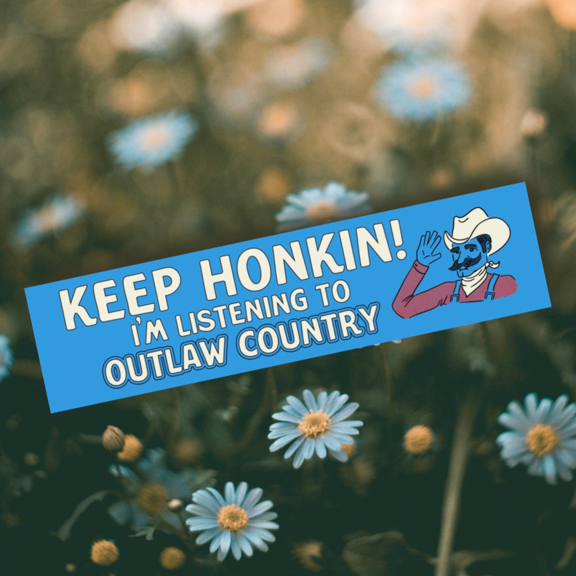 Keep Honkin' Bumper Sticker (Giant)