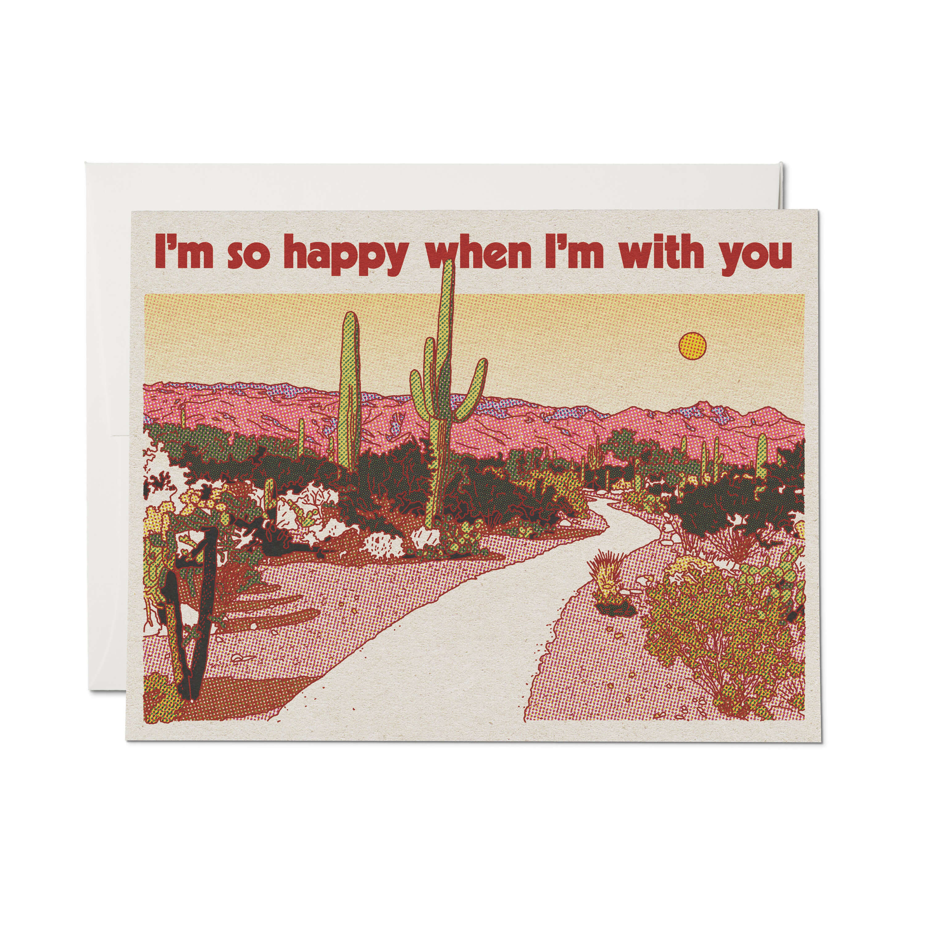 When I'm with You Love Card