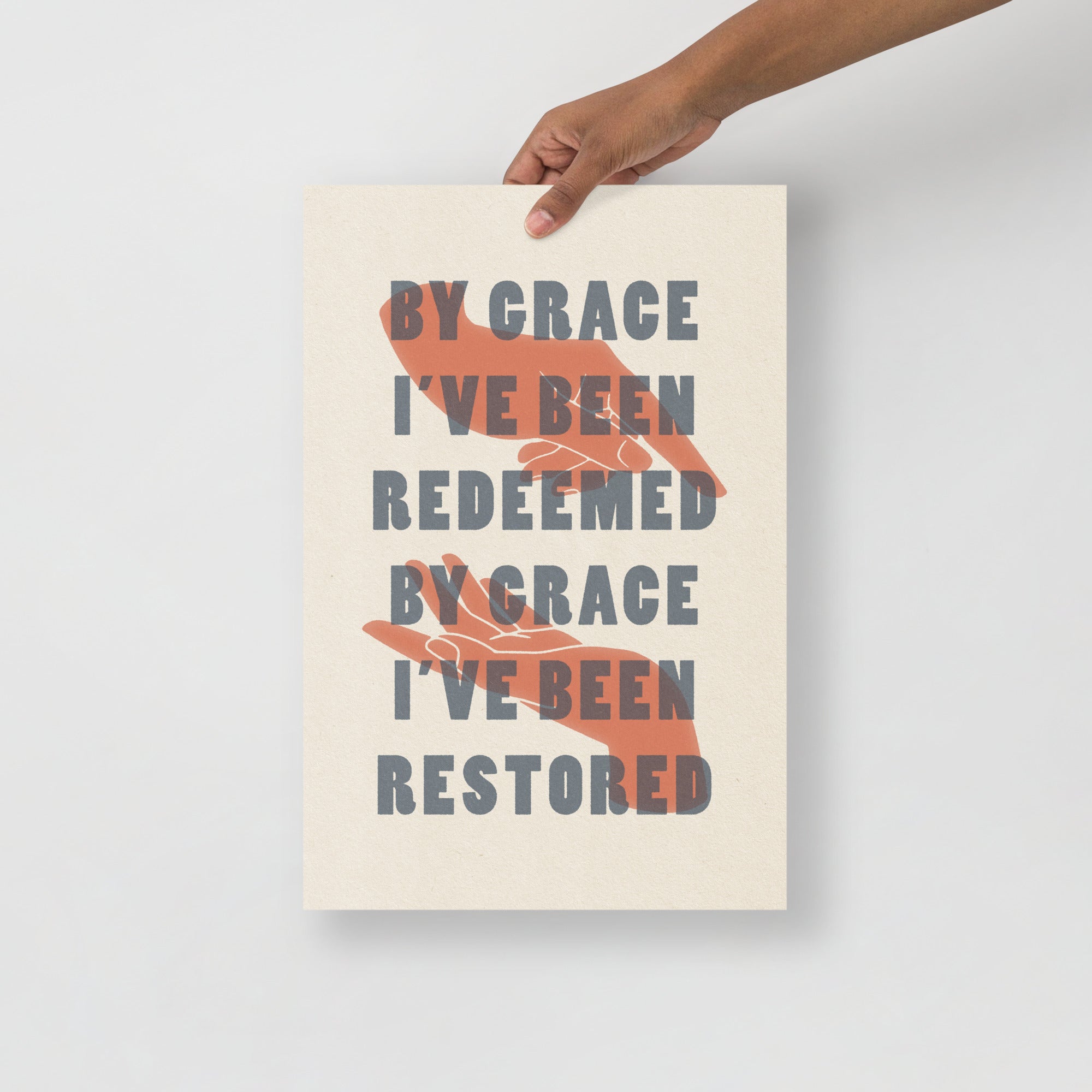 By Grace Art Print 12" x 18"