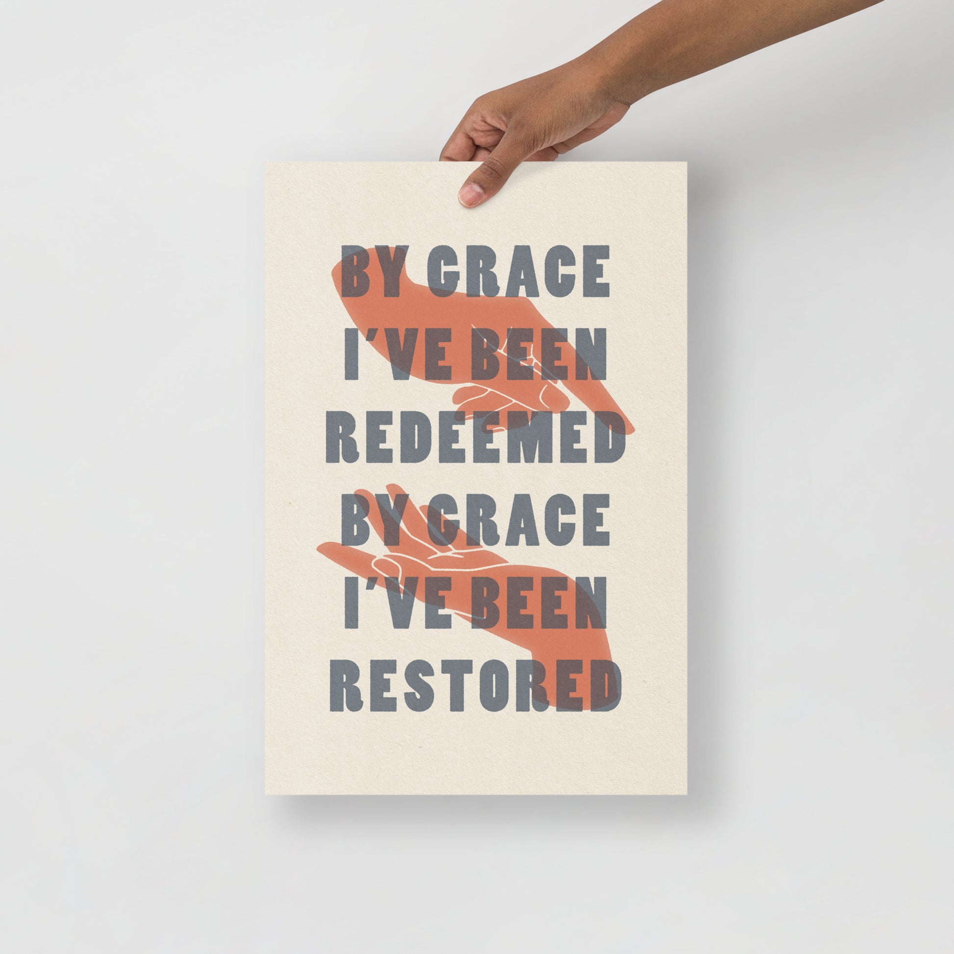 By Grace Art Print 12" x 18"
