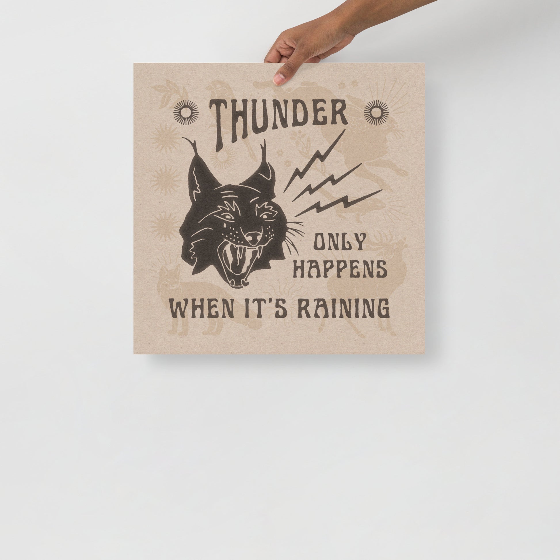 Thunder Cat Art Print